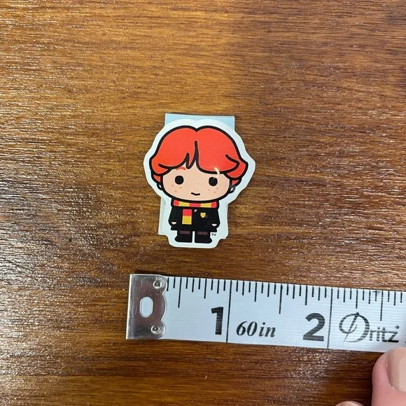 Harry Potter Lots of 8 Magnetic Cartoon Character Bookmarks - Picture 3 of 9